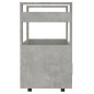 vidaXL Carrito de cocina madera contrachapada gris hormigón 60x45x80cm vidaXL Carrito de cocina madera contrachapada gris hormigón 60x45x80cm