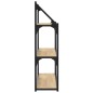 vidaXL Estantería de pared madera ingeniería roble Sonoma 80x21x78,5cm vidaXL Estantería de pared madera ingeniería roble Sonoma 80x21x78,5cm