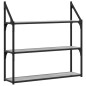vidaXL Estantería de pared madera ingeniería gris Sonoma 80x21x78,5cm vidaXL Estantería de pared madera ingeniería gris Sonoma 80x21x78,5cm