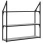 vidaXL Estantería de pared madera ingeniería gris Sonoma 80x21x78,5cm vidaXL Estantería de pared madera ingeniería gris Sonoma 80x21x78,5cm