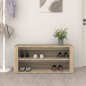 vidaXL Mueble zapatero madera contrachapada roble Sonoma 100x35x45 cm vidaXL Mueble zapatero madera contrachapada roble Sonoma 100x35x45 cm