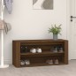 vidaXL Mueble zapatero madera contrachapada marrón roble 100x35x45 cm vidaXL Mueble zapatero madera contrachapada marrón roble 100x35x45 cm
