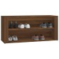 vidaXL Mueble zapatero madera contrachapada marrón roble 100x35x45 cm vidaXL Mueble zapatero madera contrachapada marrón roble 100x35x45 cm