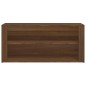 vidaXL Mueble zapatero madera contrachapada marrón roble 100x35x45 cm vidaXL Mueble zapatero madera contrachapada marrón roble 100x35x45 cm