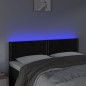 vidaXL Cabecero con LED de terciopelo negro 144x5x78/88 cm vidaXL Cabecero con LED de terciopelo negro 144x5x78/88 cm