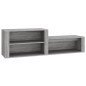vidaXL Mueble zapatero madera contrachapada gris Sonoma 150x35x45 cm vidaXL Mueble zapatero madera contrachapada gris Sonoma 150x35x45 cm