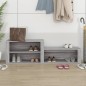 vidaXL Mueble zapatero madera contrachapada gris Sonoma 150x35x45 cm vidaXL Mueble zapatero madera contrachapada gris Sonoma 150x35x45 cm