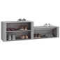 vidaXL Mueble zapatero madera contrachapada gris Sonoma 150x35x45 cm vidaXL Mueble zapatero madera contrachapada gris Sonoma 150x35x45 cm