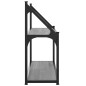 vidaXL Estantería de pared madera ingeniería gris Sonoma 60x21x51 cm