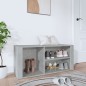 vidaXL Mueble zapatero madera contrachapada gris hormigón 100x35x45 cm vidaXL Mueble zapatero madera contrachapada gris hormigón 100x35x45 cm