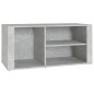 vidaXL Mueble zapatero madera contrachapada gris hormigón 100x35x45 cm vidaXL Mueble zapatero madera contrachapada gris hormigón 100x35x45 cm