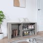 vidaXL Mueble zapatero madera contrachapada gris Sonoma 100x35x45 cm vidaXL Mueble zapatero madera contrachapada gris Sonoma 100x35x45 cm