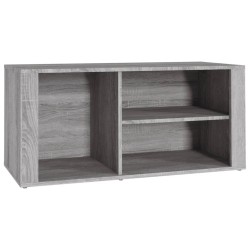 vidaXL Mueble zapatero madera contrachapada gris Sonoma 100x35x45 cm