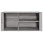 vidaXL Mueble zapatero madera contrachapada gris Sonoma 100x35x45 cm vidaXL Mueble zapatero madera contrachapada gris Sonoma 100x35x45 cm