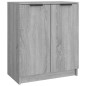 vidaXL Mueble zapatero de madera contrachapada gris Sonoma 59x35x70 cm vidaXL Mueble zapatero de madera contrachapada gris Sonoma 59x35x70 cm