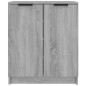vidaXL Mueble zapatero de madera contrachapada gris Sonoma 59x35x70 cm vidaXL Mueble zapatero de madera contrachapada gris Sonoma 59x35x70 cm