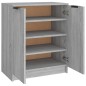 vidaXL Mueble zapatero de madera contrachapada gris Sonoma 59x35x70 cm vidaXL Mueble zapatero de madera contrachapada gris Sonoma 59x35x70 cm