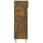 vidaXL Mueble zapatero madera contrachapada roble ahumado 60x35x105 cm vidaXL Mueble zapatero madera contrachapada roble ahumado 60x35x105 cm