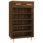vidaXL Mueble zapatero madera contrachapada roble marrón 60x35x105 cm vidaXL Mueble zapatero madera contrachapada roble marrón 60x35x105 cm