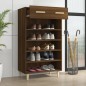vidaXL Mueble zapatero madera contrachapada roble marrón 60x35x105 cm vidaXL Mueble zapatero madera contrachapada roble marrón 60x35x105 cm