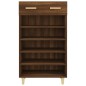 vidaXL Mueble zapatero madera contrachapada roble marrón 60x35x105 cm vidaXL Mueble zapatero madera contrachapada roble marrón 60x35x105 cm
