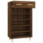 vidaXL Mueble zapatero madera contrachapada roble marrón 60x35x105 cm vidaXL Mueble zapatero madera contrachapada roble marrón 60x35x105 cm