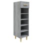 vidaXL Mueble zapatero madera contrachapada gris Sonoma 30x35x105 cm vidaXL Mueble zapatero madera contrachapada gris Sonoma 30x35x105 cm