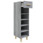 vidaXL Mueble zapatero madera contrachapada gris Sonoma 30x35x105 cm vidaXL Mueble zapatero madera contrachapada gris Sonoma 30x35x105 cm