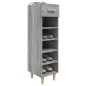 vidaXL Mueble zapatero madera contrachapada gris Sonoma 30x35x105 cm vidaXL Mueble zapatero madera contrachapada gris Sonoma 30x35x105 cm