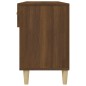 vidaXL Mueble zapatero madera contrachapada marrón roble 102x35x55 cm vidaXL Mueble zapatero madera contrachapada marrón roble 102x35x55 cm