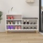 vidaXL Mueble zapatero madera contrachapada blanco 102x36x60 cm vidaXL Mueble zapatero madera contrachapada blanco 102x36x60 cm