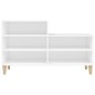 vidaXL Mueble zapatero madera contrachapada blanco 102x36x60 cm vidaXL Mueble zapatero madera contrachapada blanco 102x36x60 cm