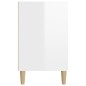 vidaXL Mueble zapatero madera contrachapada blanco brillo 102x36x60 cm vidaXL Mueble zapatero madera contrachapada blanco brillo 102x36x60 cm