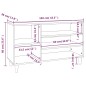 vidaXL Mueble zapatero madera contrachapada roble ahumado 102x36x60 cm vidaXL Mueble zapatero madera contrachapada roble ahumado 102x36x60 cm