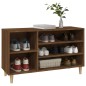 vidaXL Mueble zapatero madera contrachapada roble marrón 102x36x60 cm