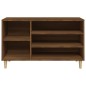 vidaXL Mueble zapatero madera contrachapada roble marrón 102x36x60 cm