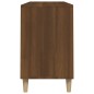 vidaXL Mueble zapatero madera contrachapada roble marrón 102x36x60 cm