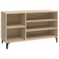 vidaXL Mueble zapatero madera contrachapada roble Sonoma 102x36x60 cm vidaXL Mueble zapatero madera contrachapada roble Sonoma 102x36x60 cm