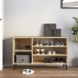 vidaXL Mueble zapatero madera contrachapada roble Sonoma 102x36x60 cm vidaXL Mueble zapatero madera contrachapada roble Sonoma 102x36x60 cm