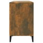 vidaXL Mueble zapatero madera contrachapada roble ahumado 102x36x60 cm vidaXL Mueble zapatero madera contrachapada roble ahumado 102x36x60 cm