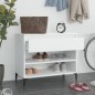 vidaXL Mueble zapatero madera contrachapada blanco 70x36x60 cm vidaXL Mueble zapatero madera contrachapada blanco 70x36x60 cm