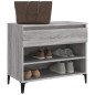 vidaXL Mueble zapatero madera contrachapada gris Sonoma 70x36x60 cm vidaXL Mueble zapatero madera contrachapada gris Sonoma 70x36x60 cm