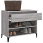 vidaXL Mueble zapatero madera contrachapada gris Sonoma 70x36x60 cm vidaXL Mueble zapatero madera contrachapada gris Sonoma 70x36x60 cm