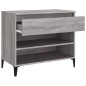 vidaXL Mueble zapatero madera contrachapada gris Sonoma 70x36x60 cm vidaXL Mueble zapatero madera contrachapada gris Sonoma 70x36x60 cm