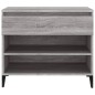 vidaXL Mueble zapatero madera contrachapada gris Sonoma 70x36x60 cm vidaXL Mueble zapatero madera contrachapada gris Sonoma 70x36x60 cm