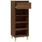 vidaXL Mueble zapatero madera contrachapada roble marrón 40x36x105 cm vidaXL Mueble zapatero madera contrachapada roble marrón 40x36x105 cm
