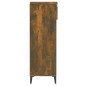 vidaXL Zapatero madera contrachapada roble ahumado 40x36x105 cm