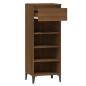 vidaXL Mueble zapatero madera contrachapada marrón roble 40x36x105 cm vidaXL Mueble zapatero madera contrachapada marrón roble 40x36x105 cm