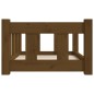 vidaXL Cama para perros madera maciza marrón miel 55,5x45,5x28 cm vidaXL Cama para perros madera maciza marrón miel 55,5x45,5x28 cm