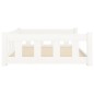 vidaXL Cama para perros madera maciza de pino blanco 105,5x75,5x28 cm vidaXL Cama para perros madera maciza de pino blanco 105,5x75,5x28 cm